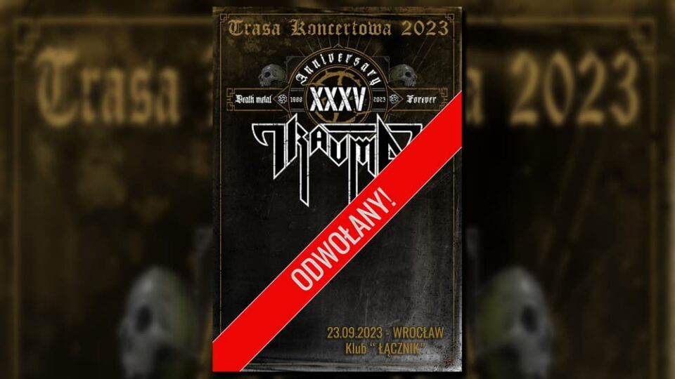 Trauma odwołany koncert we Wrocławiu