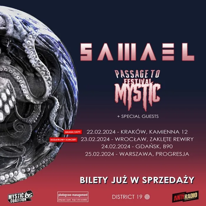 Samael w Polsce Passage to Mystic Festival