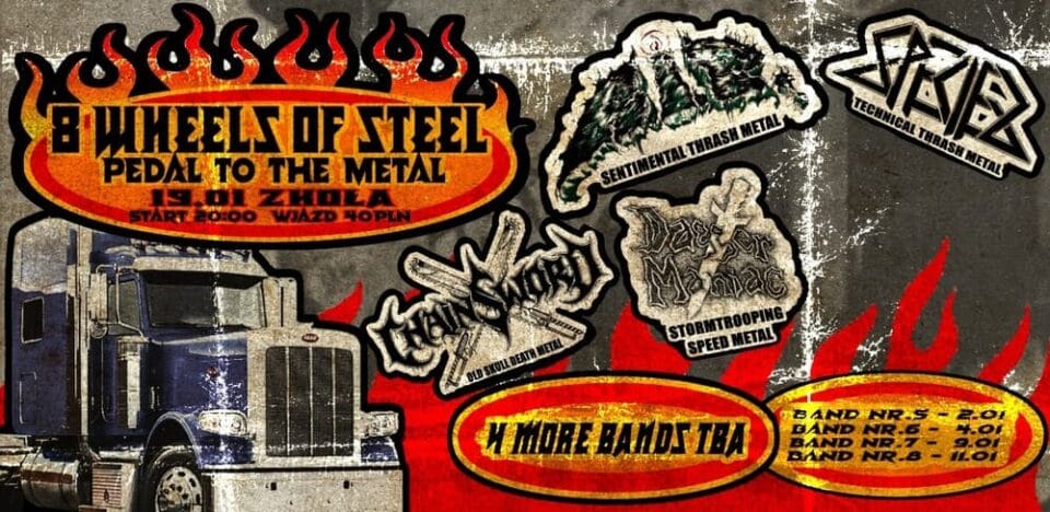 Koncert 8 Wheels of Steel w Warszawie