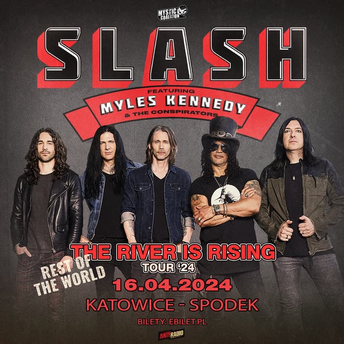 Slash i jego najdziwniejsze współprace muzyczne. Wśród nich Doda 2 Slash i Myles Kennedy w Katowicach 2024