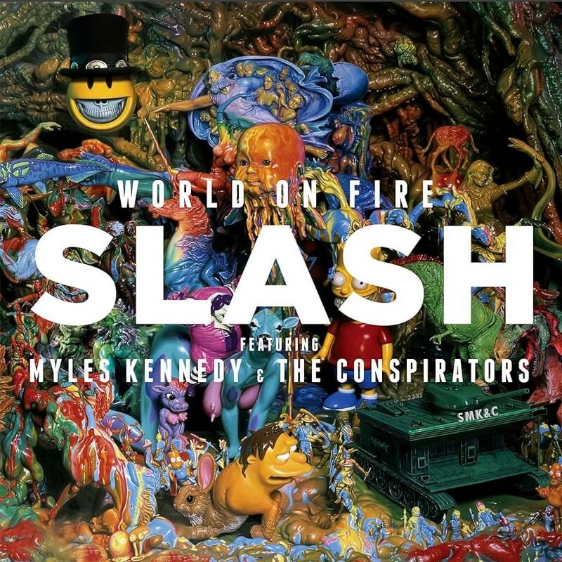 Albumy muzyczne, które w 2024 roku skończą 10 lat 19 Slash feat Myles Kennedy and the Conspirators album World on Fire