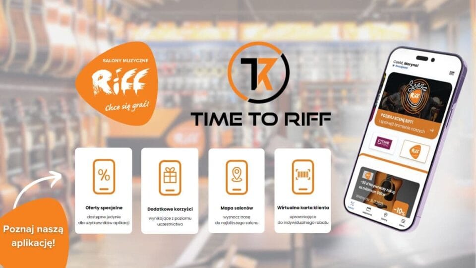 Aplikacja sklepu muzycznego Riff