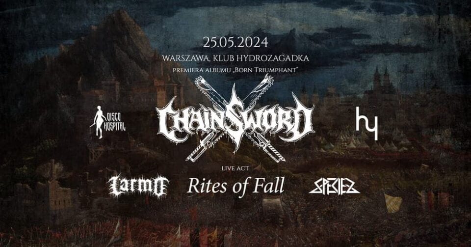 Koncert Chainsword w Warszawie