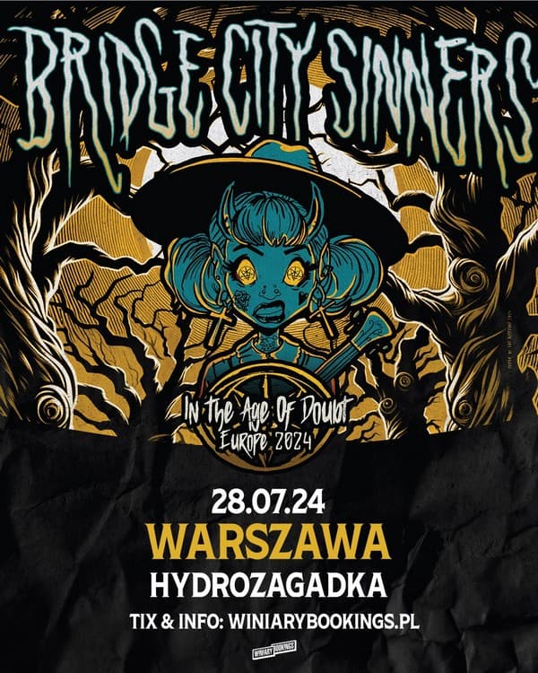 The Bridge City Sinners po raz pierwszy w Polsce. Szczegóły koncertu i bilety 2 The Bridge City Sinners na koncercie w Polsce