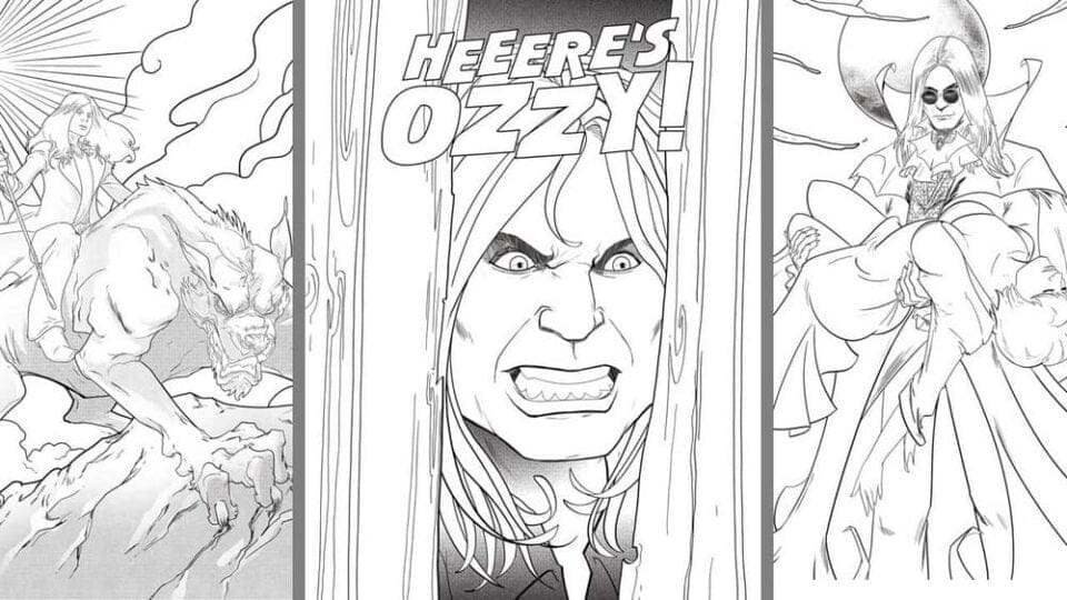 Ozzy Osbourne Fantoons Kolorowanka