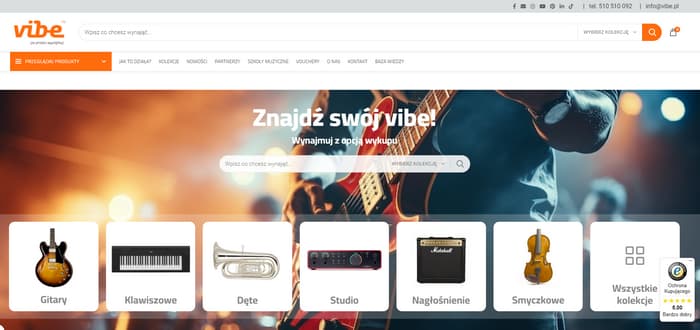 Wynajem gitary elektrycznej z osprzętem. Kiedy warto i jak to działa? 2 Wynajmij swój instrument na Vibe