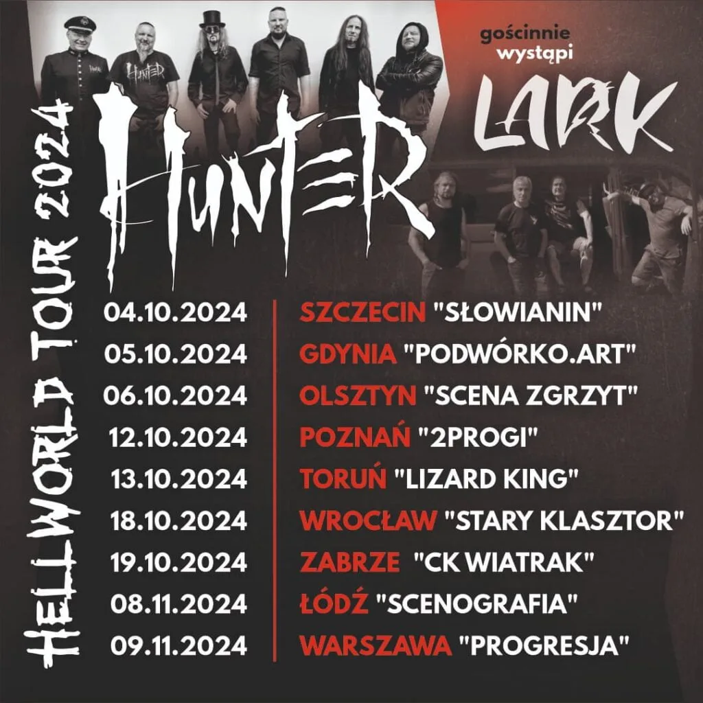 Lark i Hunter kontynuują Hellwood Tour 2024
