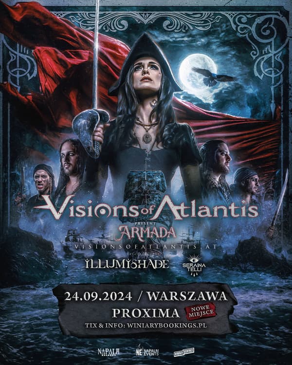 Visions of Atlantis szykuje piracki wieczór. Zespół wystąpi w Polsce 2 Visions of Atlantis na koncercie w Warszawie