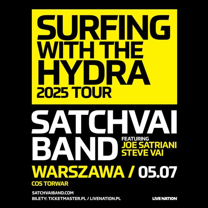 SatchVai Band, czyli Joe Satriani i Steve Vai w Polsce 2 Koncert SatchVai w Warszawie