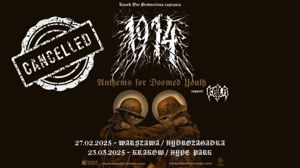 Odwołane koncerty zespołu 1914