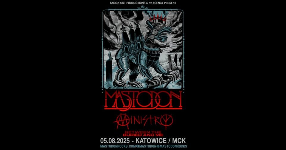 Koncert zespołu Mastodon w Katowicach
