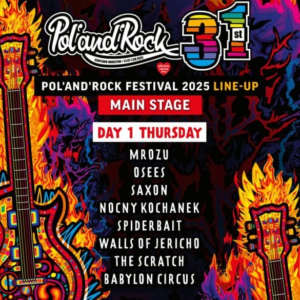 Pol'And'Rock 31 skład - dzień 1