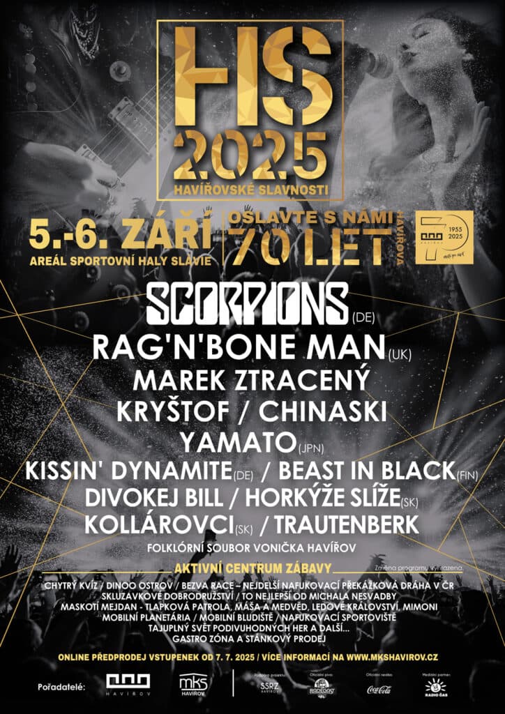 Koncert Scorpions za 100zł? Sprawdź, jak i gdzie go zobaczyć 2 Havířovské slavnosti 2025
