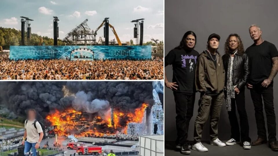 Scena na Tomorrowland Metallica