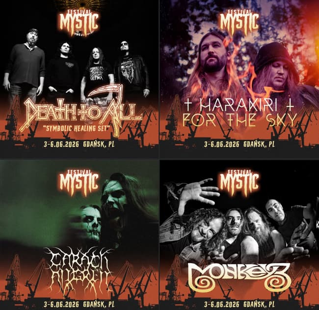 Death metal na Mystic Festival 2026 - kto zagra? 2 Death to All i inni na Mystic Festival 2026