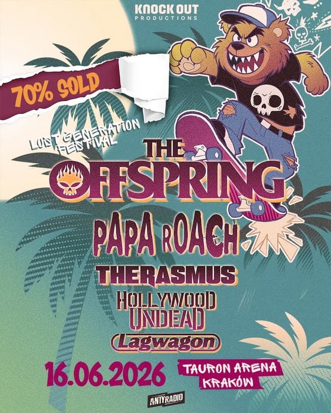 Lost Generation Festival 2026: pełny skład imprezy w Krakowie 2 Line up Lost Generation Festival 2026