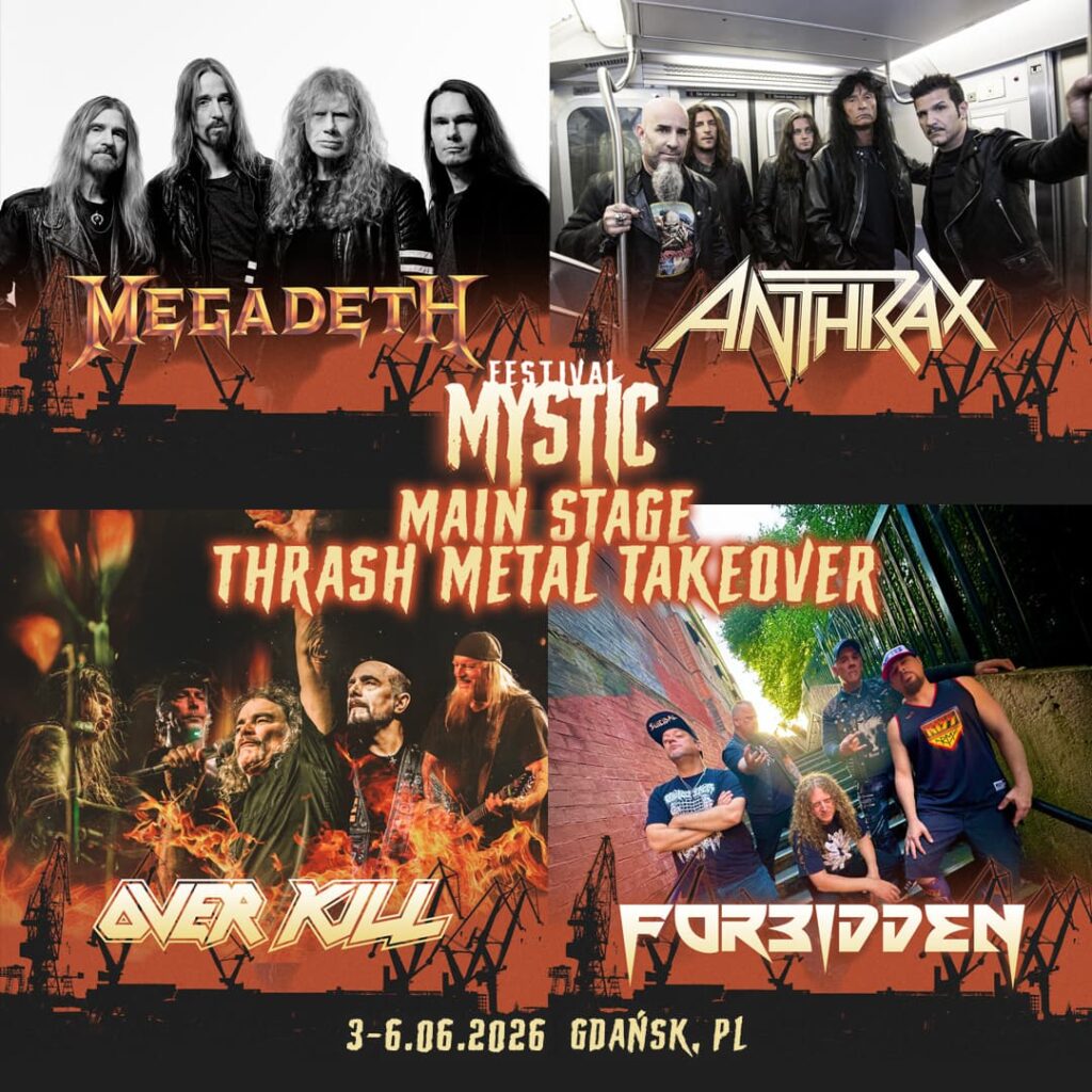 Megadeth w Polsce. Legendy thrashu na Mystic Festival 2026 2 Thrash metal na Mystic Festival 2026
