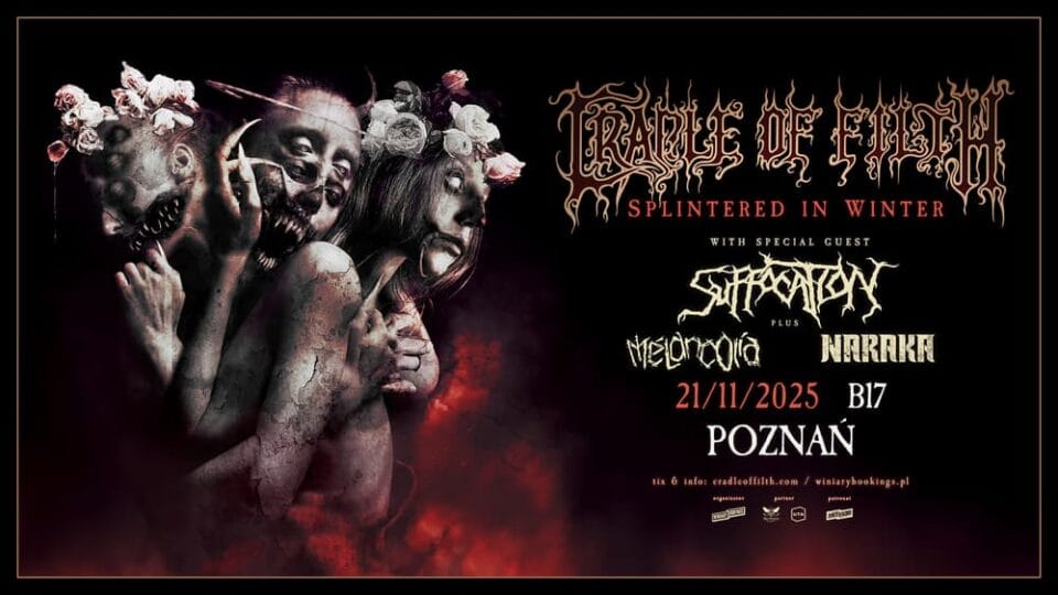 Koncert Cradle Of Filth w Poznaniu w 2025