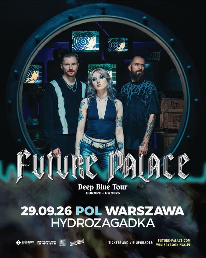 Zespół Future Palace w 2026 zagra koncert w Polsce 2 Future Palace - plakat promujący
