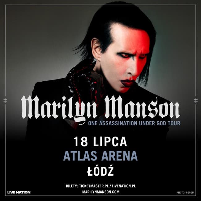 Marilyn Manson w lipcu 2026 ponownie w Polsce (Szczegóły) 2 Marilyn Manson w Łodzi w 2026
