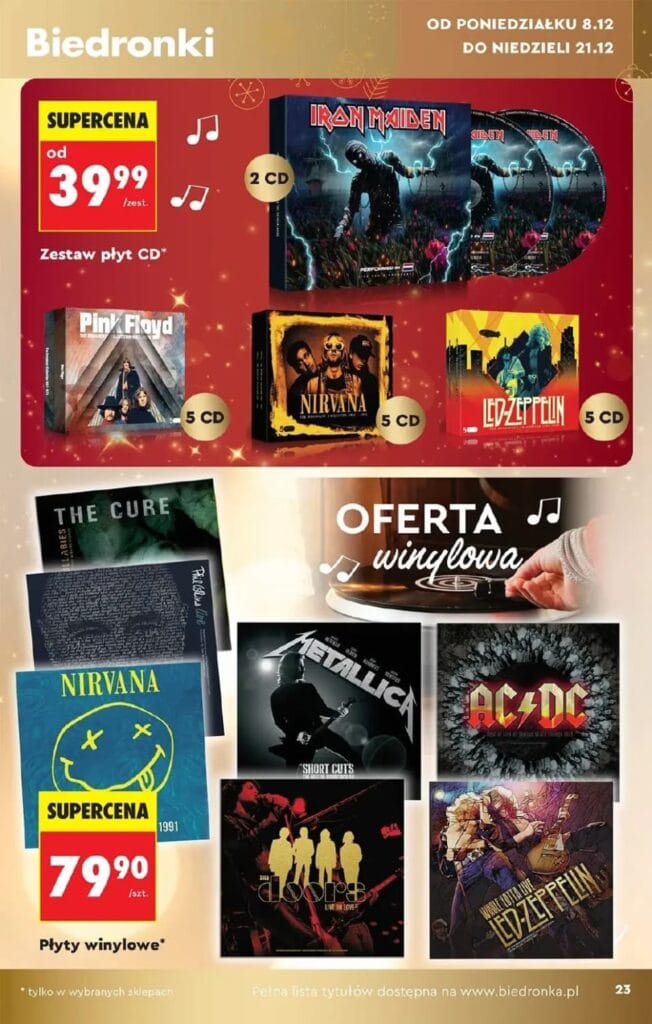 Płyty rockowe i metalowe w Biedronce od 8.12 - CD i winyle 3 Iron Maiden Performed In The Netherlands