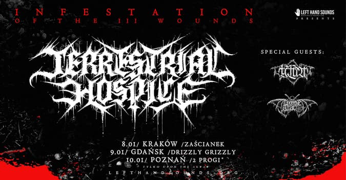 Rock i Metal na żywo w 2026 - polecane koncerty w Polsce 2 Terrestrial Hospice w Polsce w 2026