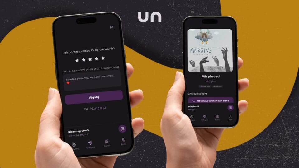 Aplikacja muzyczna Unknown Band