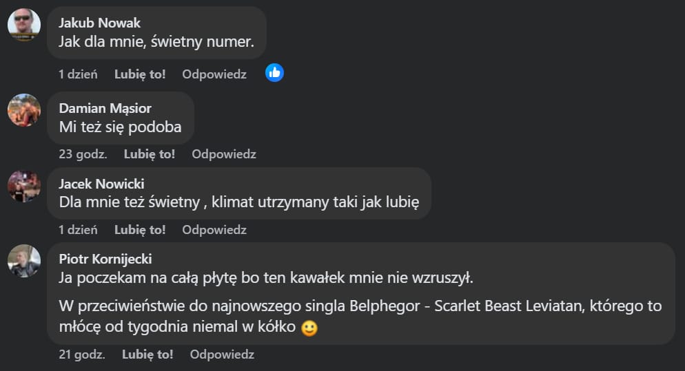 Dimmu Borgir dzieli fanów. Nowy singiel z mieszanym odbiorem przed premierą albumu 3 Bardziej pozytywne komentarze na temat utworu Dimmu Borgir
