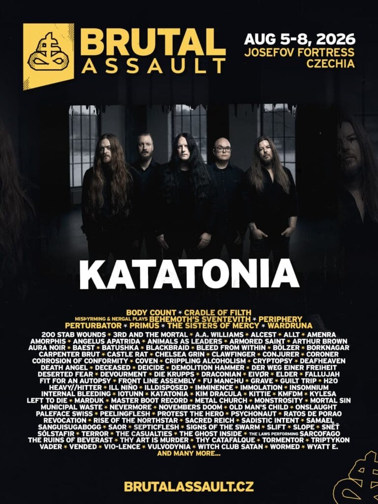 Brutal Assault 2026 - aktualny line-up