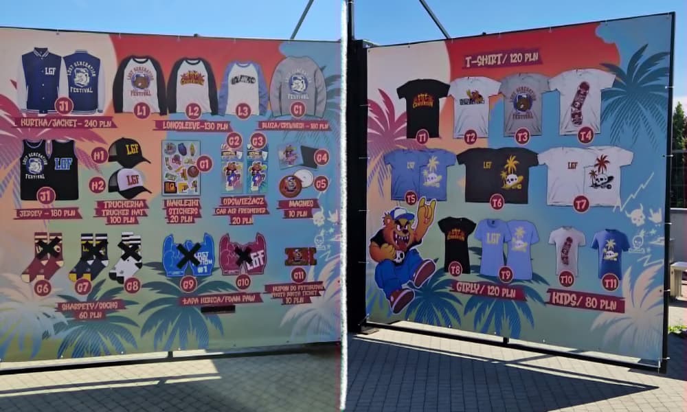 Lost Generation Festival 2026. Kraków dostał festiwal, na który warto czekać 7 Merch na festiwalu Lost Generation w Krakowie