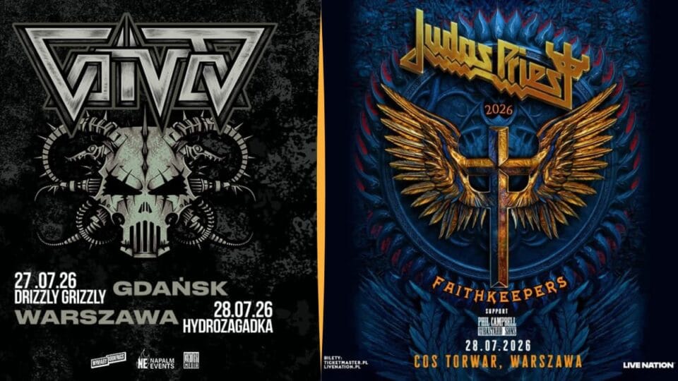 Relacja z koncertów Voivod i Judas Priest w Polsce w 2026 roku