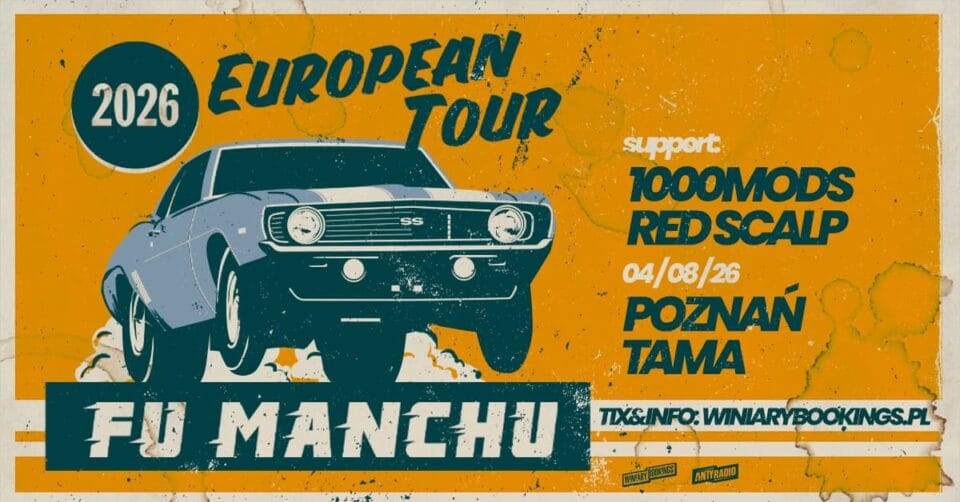Koncert Fu Manchu w Poznaniu