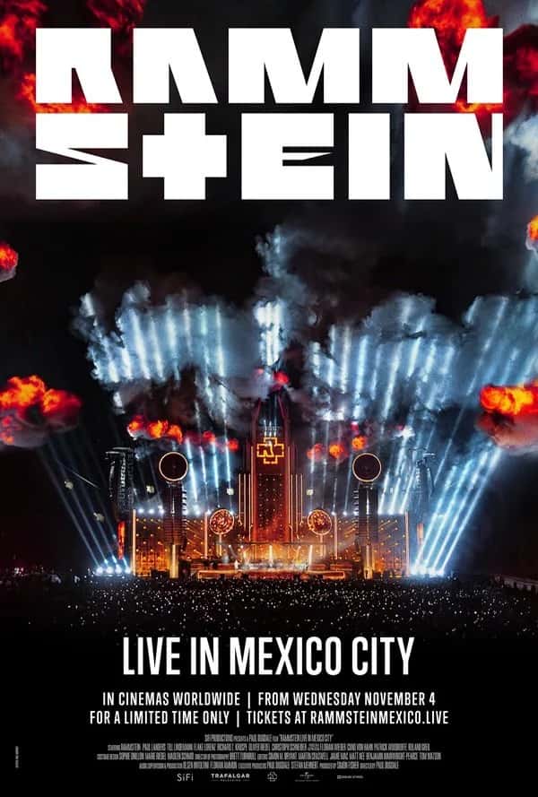 Rammstein prezentuje „Sonne” z „Live In Mexico City” 2 Rammstein Live In Mexico City w kinach