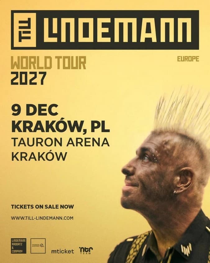 Till Lindemann wraca do Polski. Wokalista Rammstein w Krakowie (2027) 2 Till Lindemann w Krakowie 2027