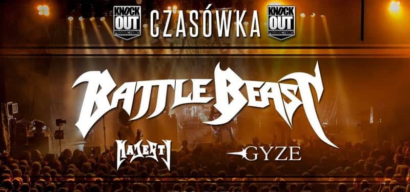 Battle Beast, Majesty i Gyze 5 marca we Wrocławiu. Sprawdź rozkład jazdy. 3 battle beast koncert rozpiska