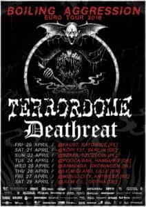 Terrordome i Deathreat w ramach europejskiej trasy Boiling Aggression Tour 2018
