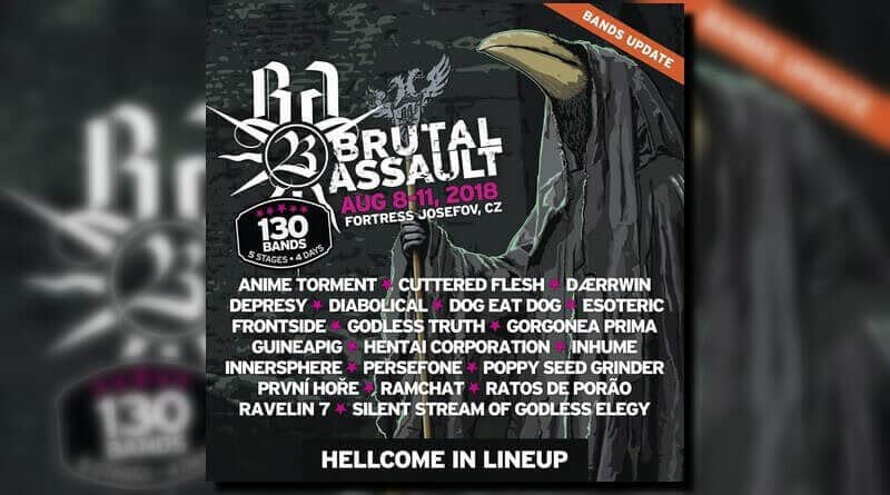 Brutal Assault 2018 aktualizacja zespołów w maju