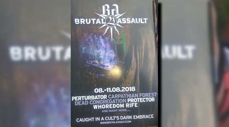 Brutal Assault 2018 zespoły