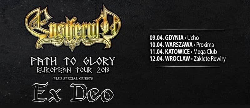 Ensiferum i Ex deo w Polsce 2018