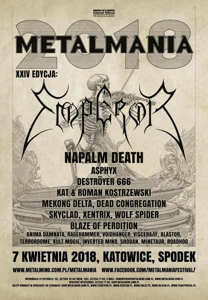 Metalmania 2018 - pełny skład