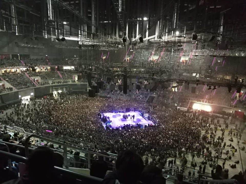 Scena w krakowskiej Tauron Arenie, na której zagrała Metallica.