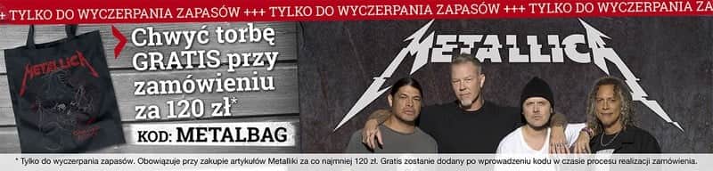 Metallica torba gratis przy zamówieniu