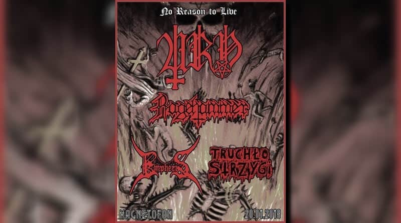 Koncert No Reason To Live: Urn, Ragehammer, Empheris, Truchło Strzygi w Łodzi