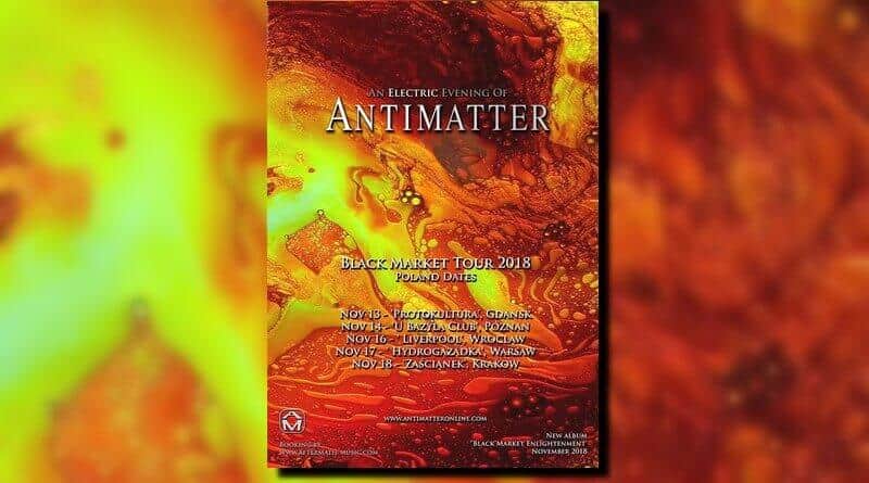 Aż pięć koncertów Antimatter w Polsce w 2018 roku