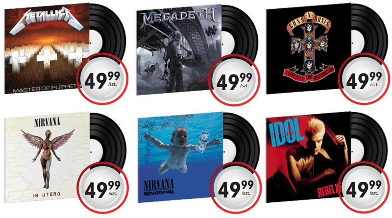 Płyty winylowe w Biedronce