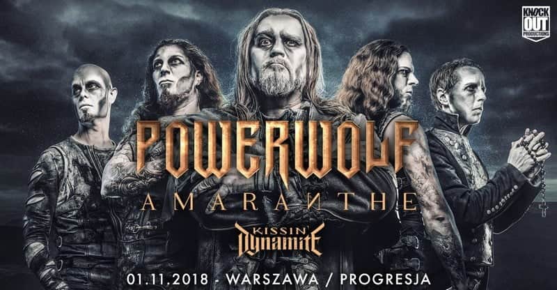 Powerwolf koncert w Polsce 2018