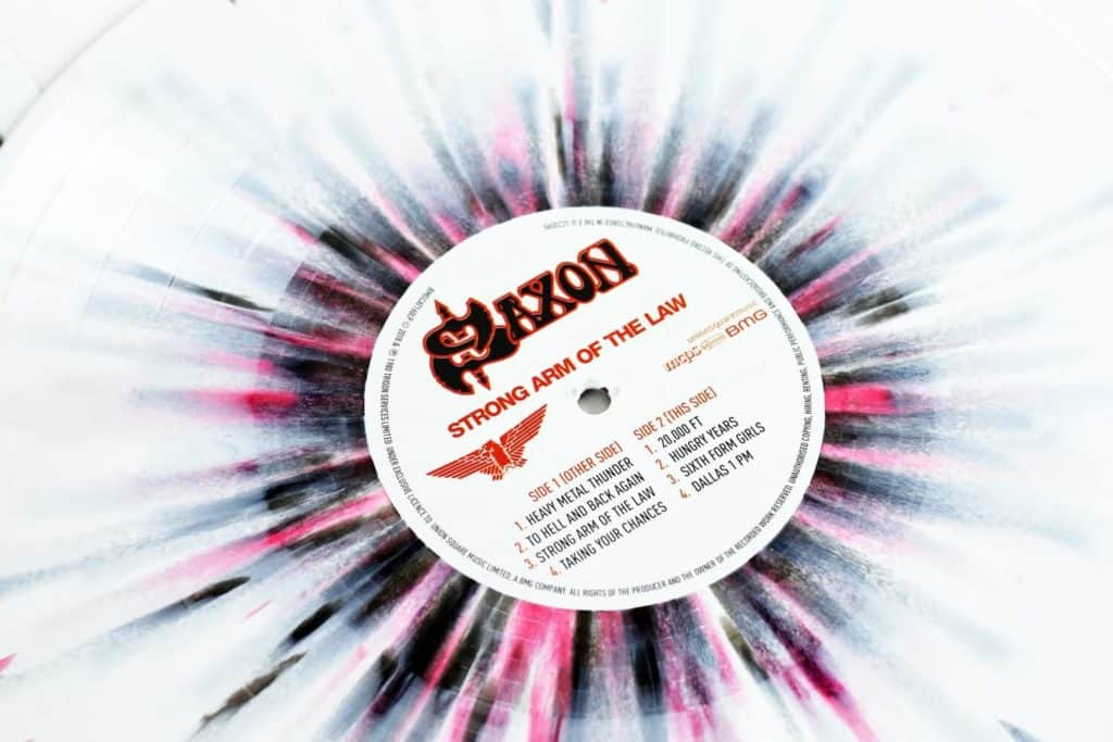 Saxon album Strong Arm of the Law reedycja 2018
