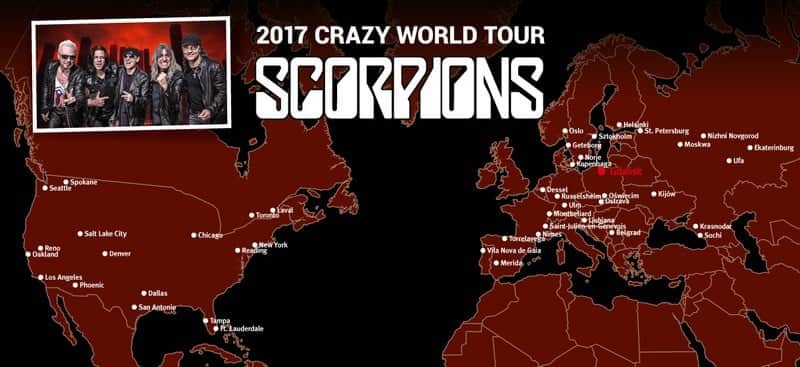 Scorpions World Tour 2017