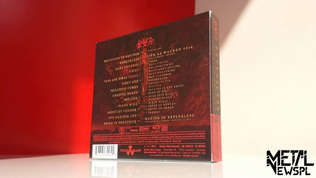 Slayer Repentless CD Blu Ray