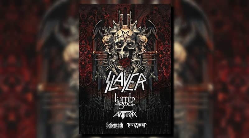Pożegnalna trasa Slayera z Behemoth, Testament, Anthrax i Lamb of God